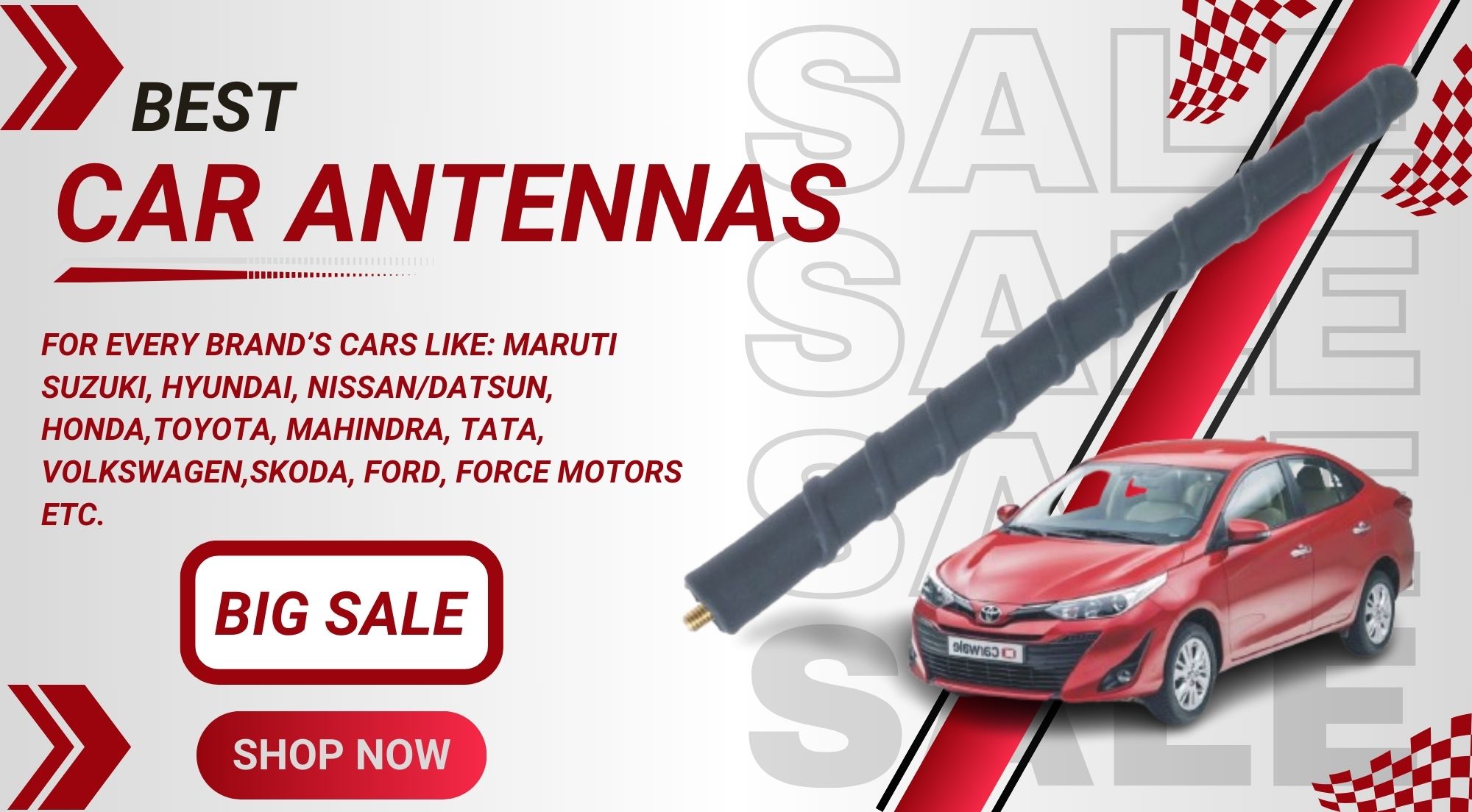 CAR ANTENNA'S BANNER 3