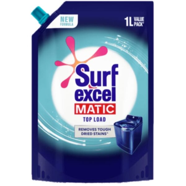Surf Excel Liquid Matic Top Load Value Pack Pouch (1Ltr.)